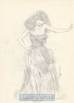 Brian Bolland | Xxx Topless Woman Inked By Brian Bolland 24 Nsfw | BritComicsArt