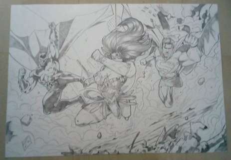 The Trinity - Original Artwork by Raul Lara | Catawiki