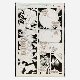 Pat Broderick and John Nyberg, Doom 2099 #22 Story Page 13 Original Art (Marvel Comics, 1994) | Landry Pop Auctions