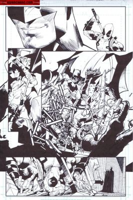 Dan Mora | Batman Deadpool Issue 01 Page 09 | Kwan Chang