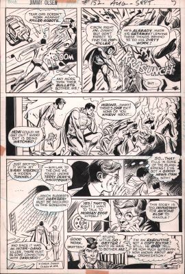 Bob Oksner, Mike Sekowsky | Superman’s Pal Jimmy Olsen #152 P.5 - Superman Action - 1972 | Anthony’s Comic Book Art