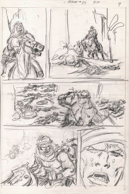 John Buscema | Savage Sword of Conan #54 P 17 (11 X 17 Inch Bronze Age Prelim) | Romitaman