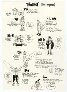 Tronchet, Didier - Dessin original - Jean-Claude Tergal - Tronchet (Bio-express) | Catawiki