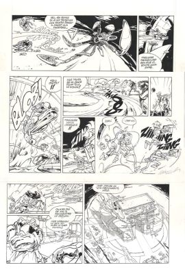 José Luis Munuera | Spirou et Fantasio - Paris sous Seine (T.47) - Planche originale n°41, publiée dans le Journal de Spirou | Daniel Maghen