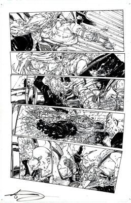 Adelso Corona, Brett Booth | Gunslinger Spawn #13 P 5 (Every Panel Spawn Battle!) | Romitaman