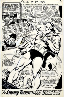 Dick Dillin - Justice League of America 64 Page 2 Splash