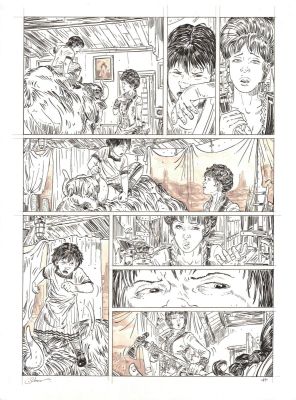 Salomone Paul | Planche originale 41 L’HOMME QUI N’AIMAIT PAS LES ARMES A FEU du tome 4 La loi du plus fort par SALOMONE | Galerie Napoléon