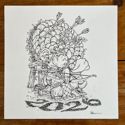 David Petersen | Mouse Guard Archer Original Art | David Petersen