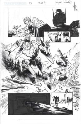 Jason Howard | Transformers (2023 Image) Issue 33 Page 09 | Splash Page