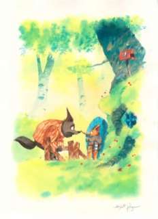 Thibault Prugne | 27 – Renard et Gros Loulou | La Galerie de la Bande Dessinée