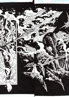 Paul Davidson – Namor – 7p3-4 – Double Spread – 2025 | Berserker Art
