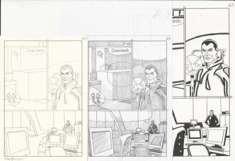 Zaniboni Sergio - original plate "Diabolik e la Maschera Sbagliata" -  no. 60 (3 pieces) + original folder - (2009) | Catawiki