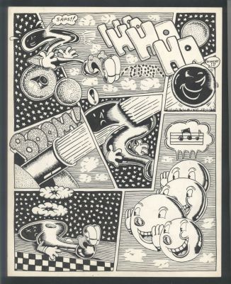 Underground Aaa | Extremely Rare George Hansen Underground Art - Psychedelic - Crumb-Like - Music Themed Issue Like Nobody’s Bizness Funnies Page 4 | Koch Comic Art