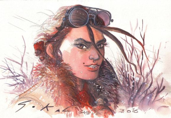 Sokal Benoît | SYBERIA Illustration de Kate Walker Paris Game Week 2016 | Galerie Napoléon