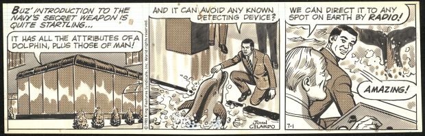John Celardo | Buz Sawyer daily strips | Galerie Laqua