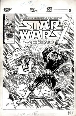 Al Milgrom | Star Wars Weekly #56 Unpub Cover (Luke Skywalker Battles Baron Tagge!) 1978 | Romitaman