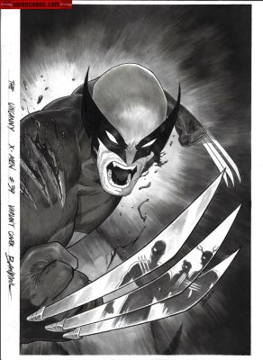 Michele Bandini | Covers / Pinups Issue the Uncanny X-Men # 39 Page Cover | Kwan Chang