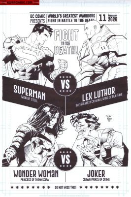 Dan Mora | Covers / Pinups Issue Dc K.O. # 4 Page Cover | Kwan Chang