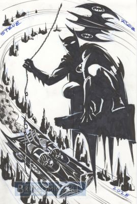 Steve Rude | Batman Pin Up By Steve Rude | BritComicsArt