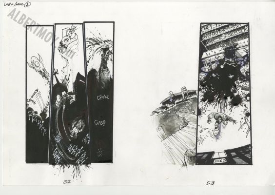 Sam Kieth | Lobo: Highway To Hell Issue 1 Page 52 And 53 | Albert Moy