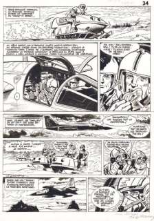 Albert Weinberg | Dan Cooper, Programme F-18, planche originale Ã … | Septimus