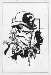 Neal Adams | Batman Forever - The Riddler - Movie Style Guide Art | Neal Adams