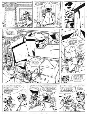 Tabary | IZNOGOUD, planche originale 8 L’anniversaire d’Iznogoud | Galerie Napoléon