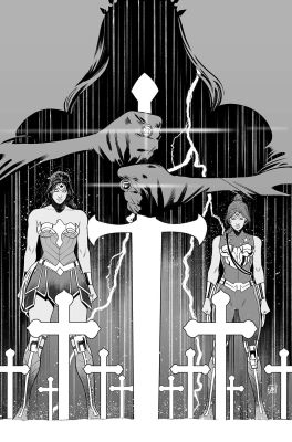 Daniel Sampere | Wonder Woman #32 -COVER- | Black Diamond