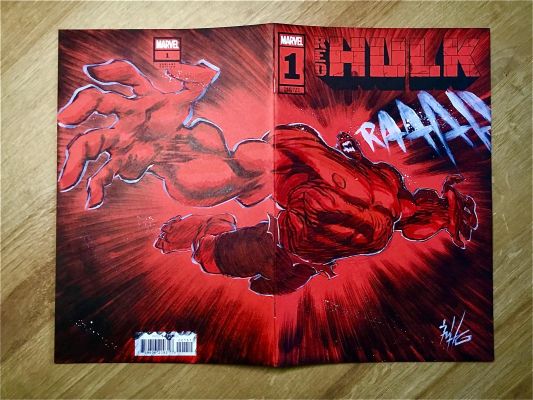 Red Hulk- Blank Cover Javier H. Guerrero | Black Diamond