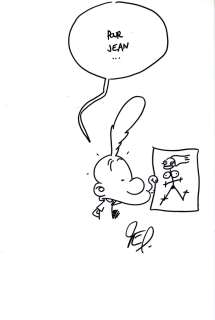 Zep | Titeuf tome 10 EO, dédicace | Galerie OPA