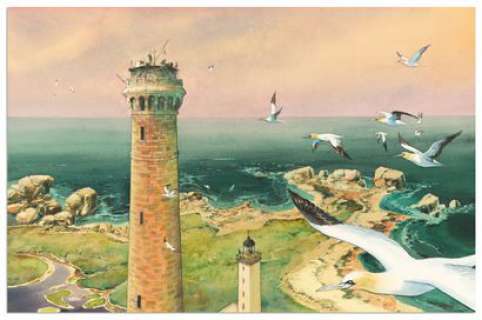 LEPAGE - Lot 105 - EMMANUEL LEPAGE L‘île Vierge - Un phare dans les yeux...