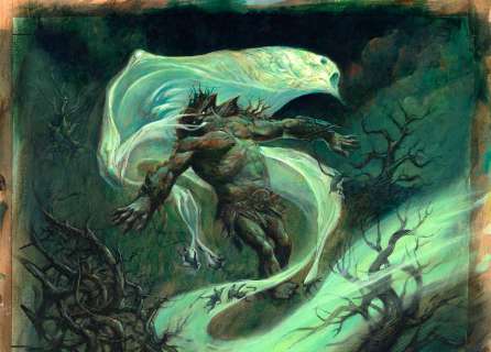 Dave Kendall - Magic the Gathering hallowed burial 16.5 by 12 inches