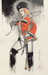 Michetz - Dessin original en couleur - Cosaque  (2017) | Catawiki