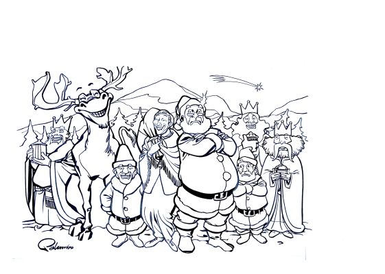 Giuseppe Palumbo | Original illustration cm. 30,5x23. Ink. Illustrated also on the back. Signed. Mint. Code 2017. | Segni e Disegni