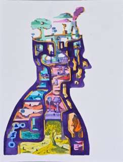 Hussenot, Victor (19... | 26. HUSSENOT, Victor (né en 1985) Silhouettes. Aquarelle... | Coutau Bégarie