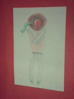 Leone Frollo - original illustr. "Mona Street con cappello" - Page volante - EO | Catawiki