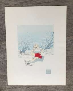 Clerc, Serge - Originele tekening in kleur - (1990) | Catawiki