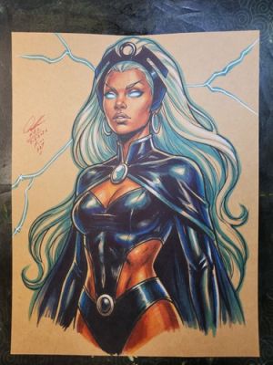 Storm Original Art Illustration Signed 8.5x11 COA | eBay US (Buy It Now)