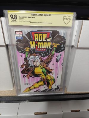 Age of X-Man Alpha #1 CBCS 9.8 Rogue Sketch by Jose Varese | Raremarq (Buy It Now)