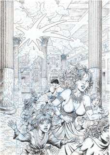 Dominique ROUSSEAU (né... - Lot 578 - * Vasco - La cité ensevelie Encre de Chine et crayon...