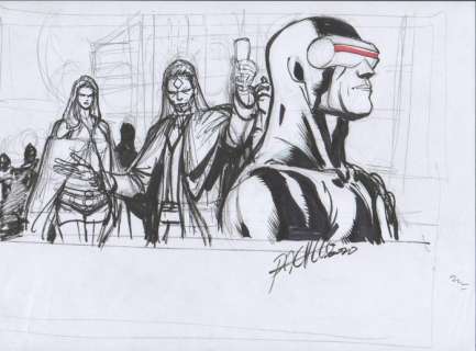 Uncanny X-Men  Issue #1 - Page 16 original sketch by Carlos Pacheco - EO - (2011) | Catawiki