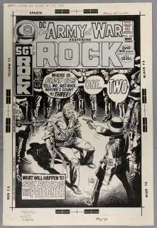 Joe Kubert Original Comic Cover Art. Our Army. | Weiss Auctions