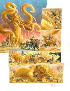 Lot 560 - Andreae. Planche originale Azimut