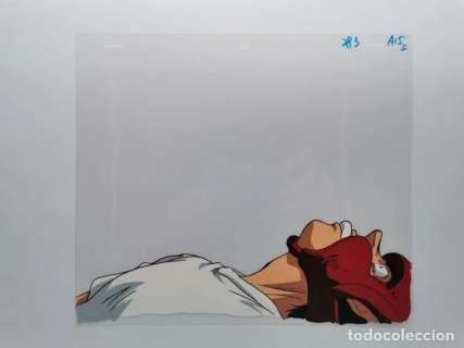 Hajime no Ippo (Fighting Spirit) - Celuloide de animaciÃ³n con su boceto original