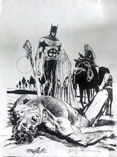 Bill Sienkiewicz, Bill Sienkiewicz, Neal Adams - 12B Bill Sienkiewicz - Justice League of America (Vol 4) 08 Variant Cover
