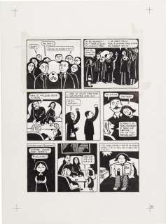 Marjane Satrapi | Persepolis (Original Book Art, page 30) | Sotheby’s