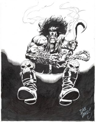 Dan Lawlis, Dan Lawlis | Lobo Original Art By Dan Lawlis | ComicArtFans Classifieds