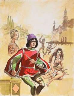 AIDANS, Edouard (1930... - Lot 68 - LA TOILE ET LA DAGUE, TOME 1, LA MORT SUR LE BUCHER,...