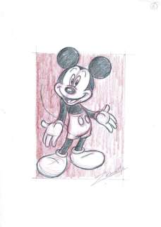 Charming Mickey  - Original Sketch - Z. Vendetta - EO | Catawiki