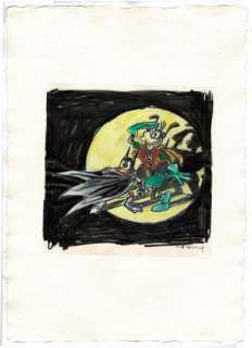 Batman Duck & Goofy Robin - Original Drawing - Tony Fernandez - First edition | Catawiki